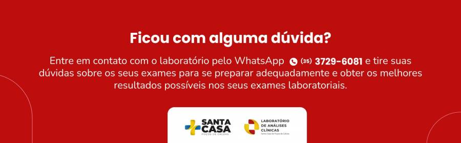 Entre em contato com o laboratório pelo WhatsApp e tire suas dúvidas sobre os seus exames para se preparar adequadamente e obter os melhores resultados possíveis nos seus exames laboratoriais.